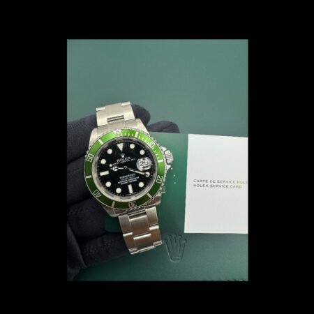2005 Rolex Submariner 16610LV (Kermit) (Rolex CPO Service Card on Hand)